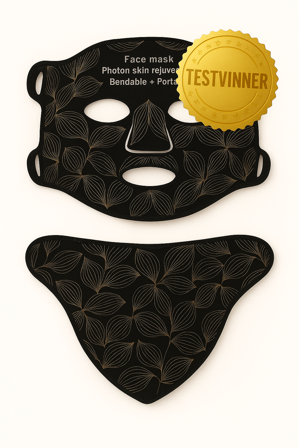 GlowPro LED face & neck mask med hele 8 ulike lys/farger