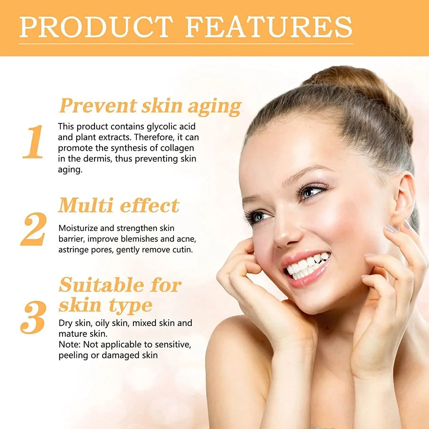 ClearGlow Glycolic 7% – Eksfolierende & Fuktgivende Toning Solution (100ml)
