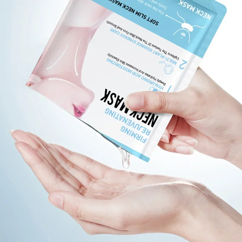 SADOER Hyaluronic Acid Neck Mask – 10 stk