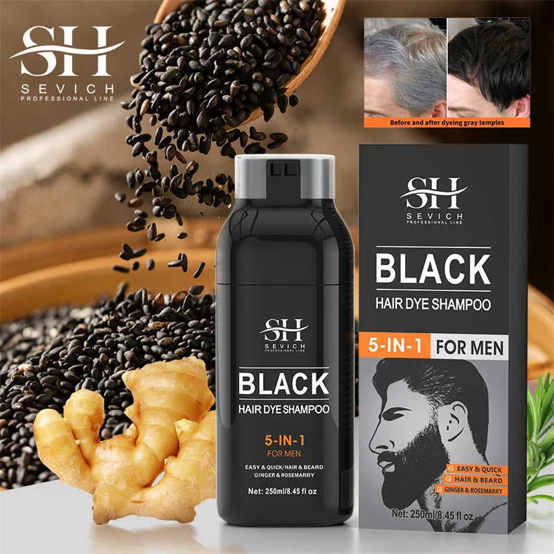 ColorBoost 5-in-1 Hair & Beard Shampoo for Men