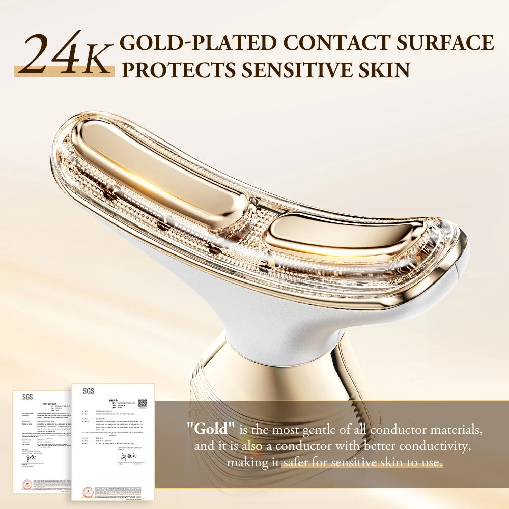 DualLift™ 24K Gold Neck & Face Massager
