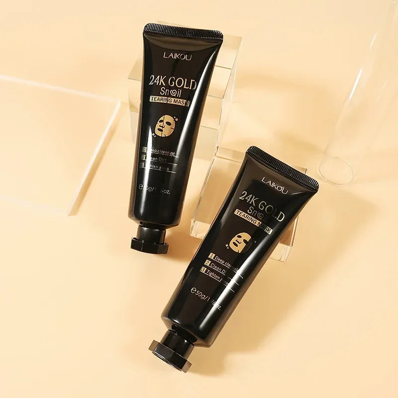 "LAIKOU 24K Gold Snail Collagen Peel-off Maske