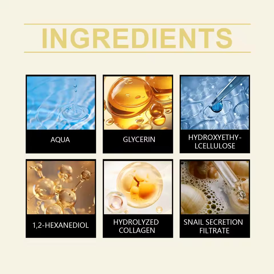 Snail Essence Face Cream and Replenish wather