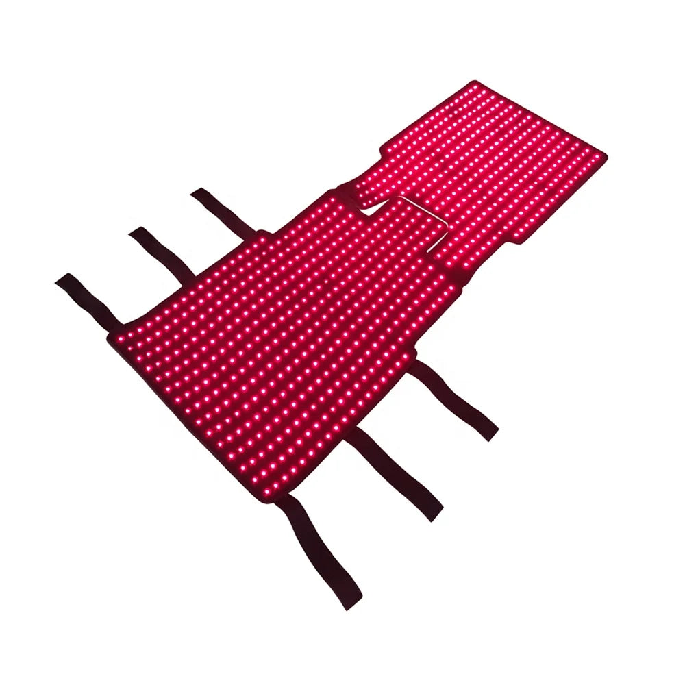 Red Light Therapy Vest for Body, 3-in-1 Led Bead 660&850 nm Infrared Light Therapy Pad for Body Wearable Wrap Pain Relief Device