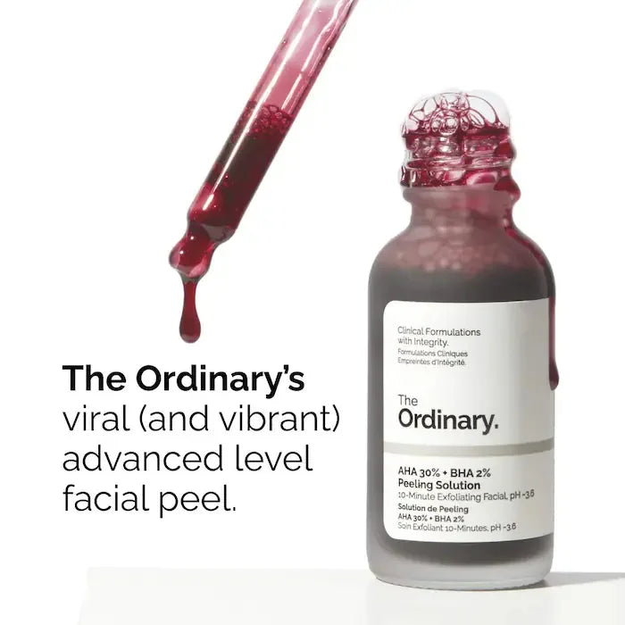 The Ordinary
AHA 30% + BHA 2% Peeling Solution 30 ml