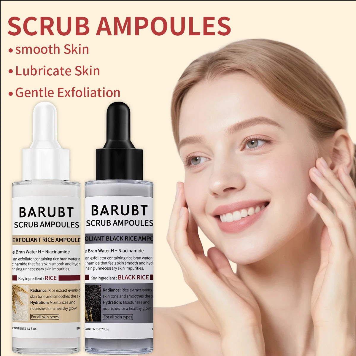 Peel Shot Glow Rice Ampoule Duo - White & Black Rice