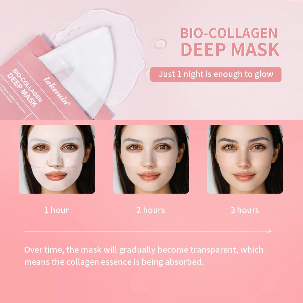 Bio‑Collagen Deep Mask – Intensiv fukt & fasthet mens du sover