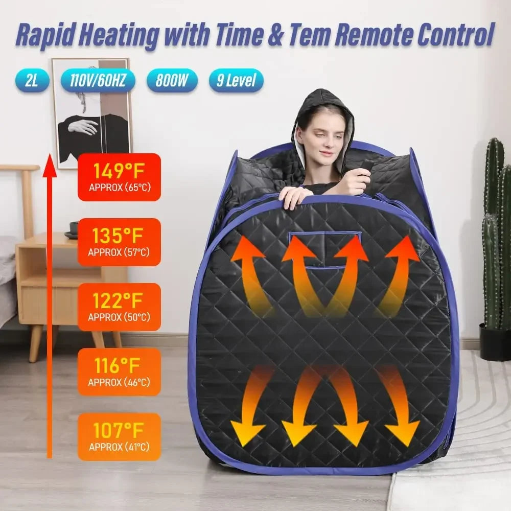 NorthGlow™ Sauna Pod - Dampbadstue