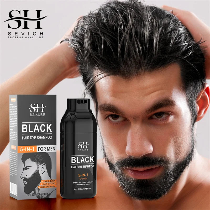 ColorBoost 5-in-1 Hair & Beard Shampoo for Men