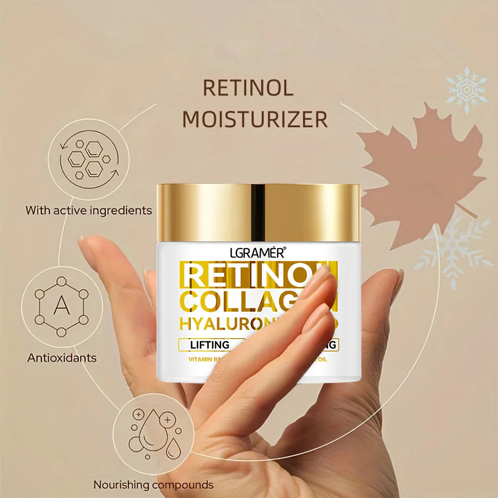 Retinol Face Cream - Collagen Hyaluronic Acid