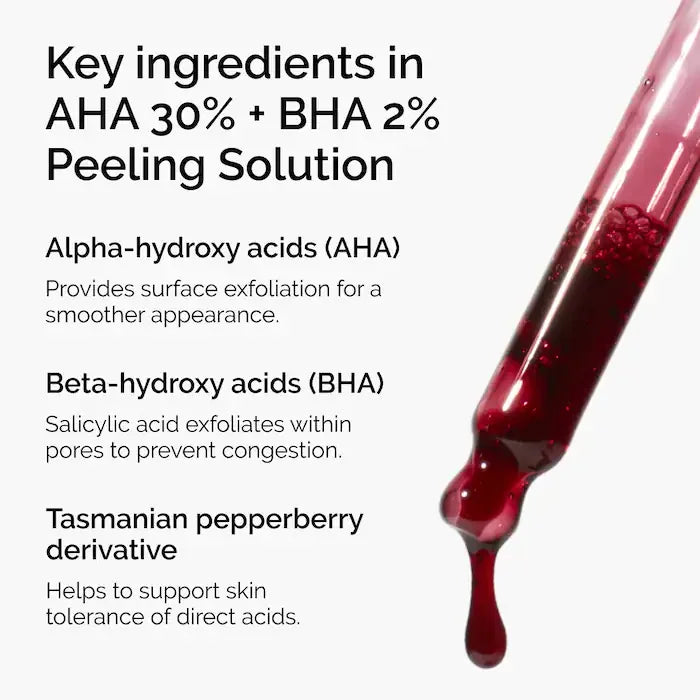 The Ordinary
AHA 30% + BHA 2% Peeling Solution 30 ml