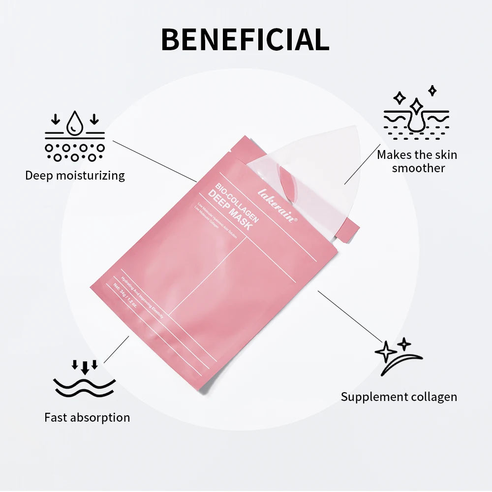 Bio‑Collagen Deep Mask – Intensiv fukt & fasthet mens du sover