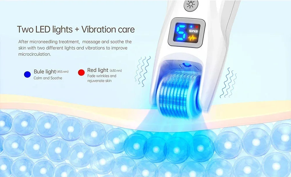 Buiti Bio Roller G5 – Avansert hudpleie med EMS, LED og mikronåler