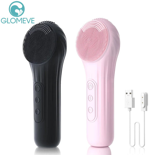 Sonic Glow Ansiktsbørste med Varme og Vibrasjon