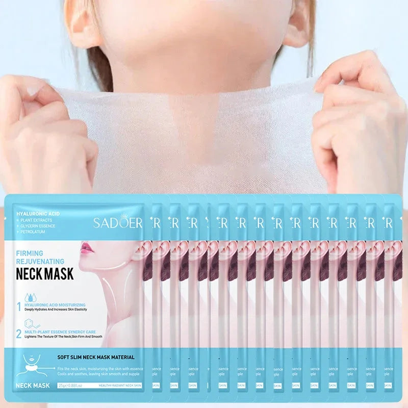 SADOER Hyaluronic Acid Neck Mask – 10 stk