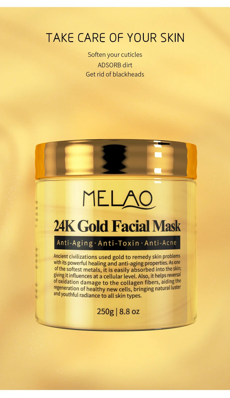 MELAO Golden Glow Collagen Mask