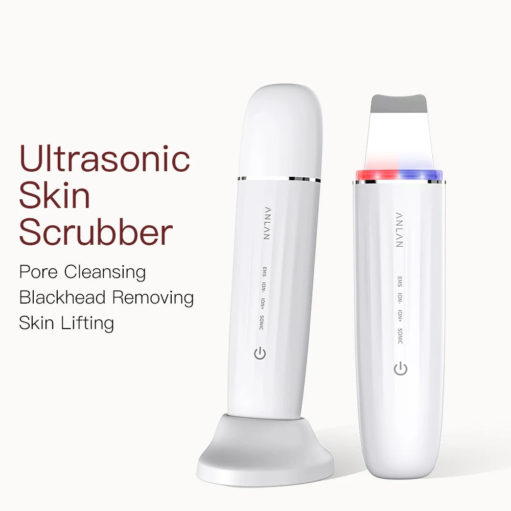Ultrasonisk LED Light and EMS Skin Scrubber