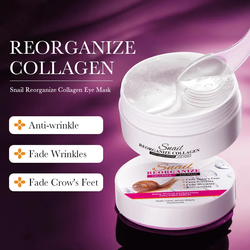 Snail Collagen Eye Mask – 60 stk