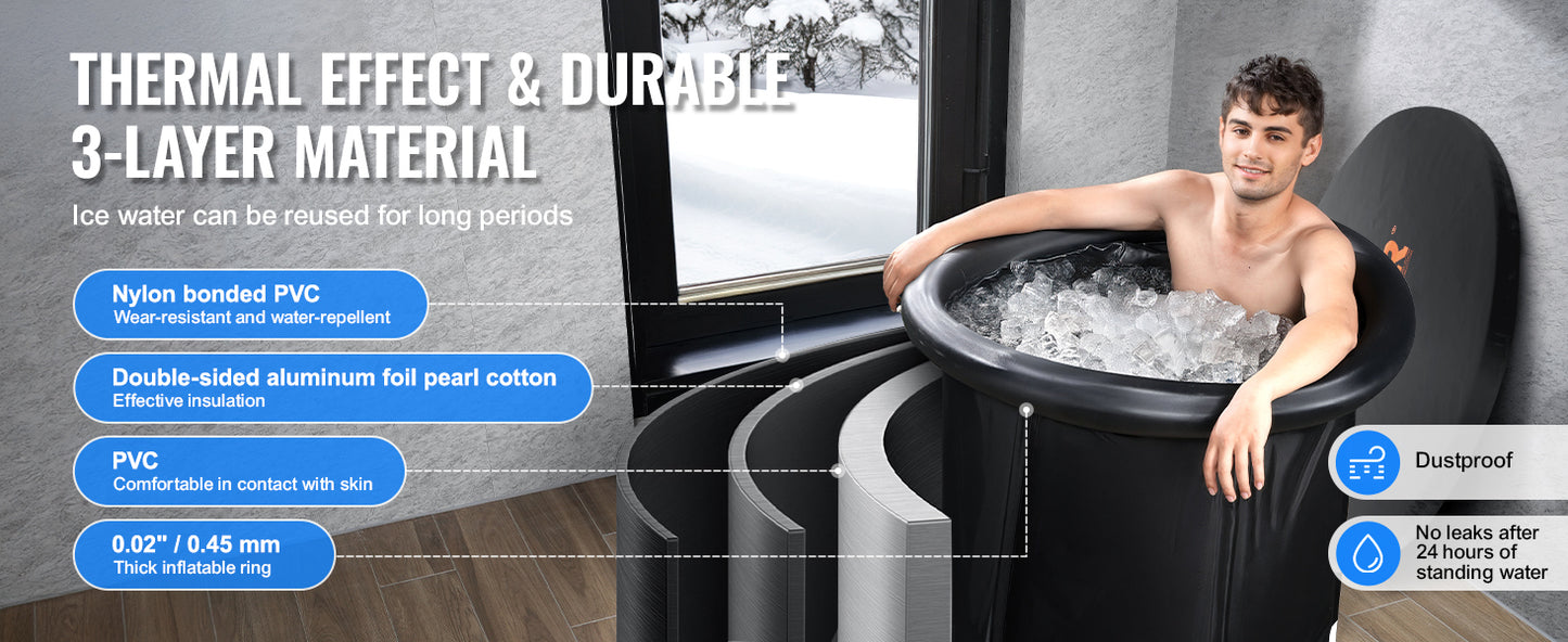 Polar Luxe™ Isbad – Eksklusiv Kuldeopplevelse for Hjemmespa
